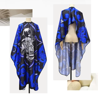 จัดส่งเดี๋ยวนี้ #Blue ผ้ากันเปื้อนตัดผมกันน้ํา Salon Hairdressing Cape ปรับปิด Hairdressing ผ้ากันเปื้อนน้ํา Anti-static Hairdressing Cape เครื่องมือ