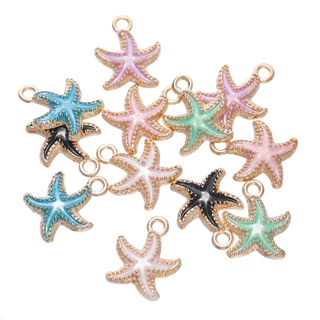St. kunkka 2-10 ชิ้นจี้ปลาดาวสีสันสดใสสําหรับเครื่องประดับ DIY จี้ทํา