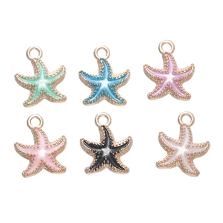 St. kunkka 2-10 ชิ้นจี้ปลาดาวสีสันสดใสสําหรับเครื่องประดับ DIY จี้ทํา