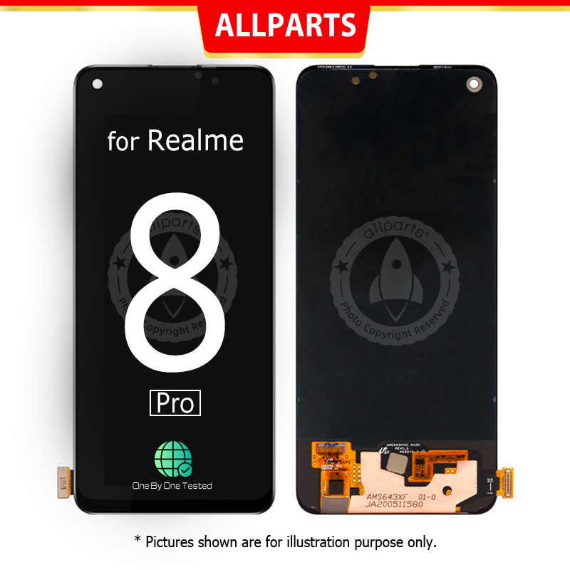 Display​ จอ ทัช สำหรับ OPPO Realme 8 4G 8 Pro LCD หน้าจอ พร้อมทัชสกรีน 7 Pro