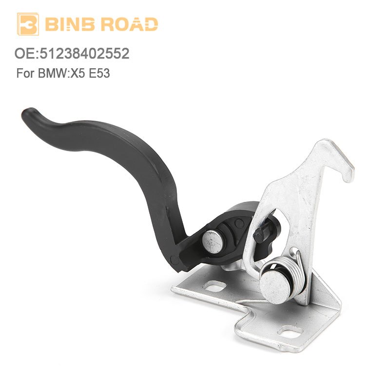 BINB ROAD Hood จับ 51238402552 ตะขอล็อคฝากระโปรงหน้าสําหรับ bmw X5 E53 M57 M54 M62 อะไหล่ยึด