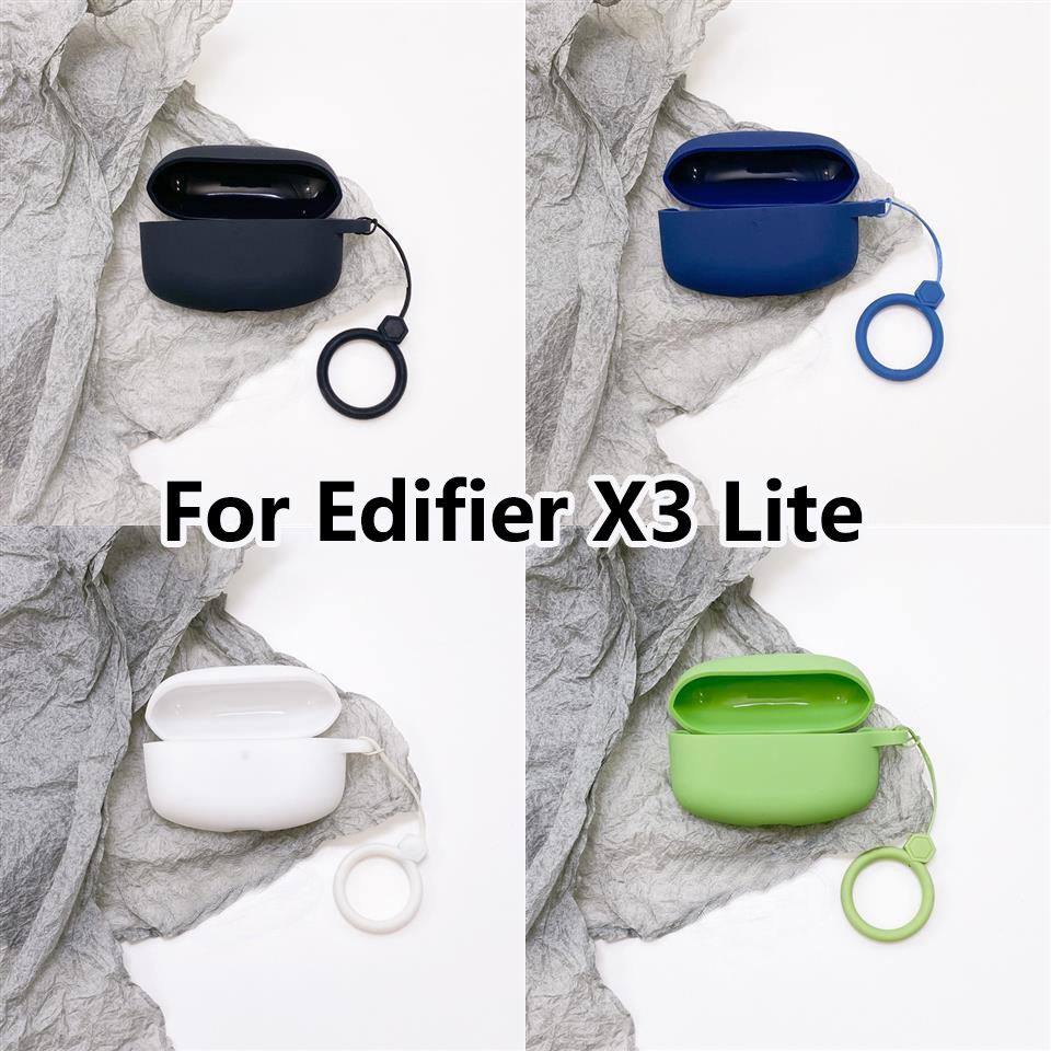 หูฟังซิลิโคนคุณภาพสูงสําหรับ Edifier X3 Lite หูฟังไร ้ สายป ้ องกันฝาครอบพร ้ อมตะขอ