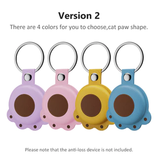 MiLi Mitag เคสป ้ องกันอุปกรณ ์ ป ้ องกันการสูญหายใช ้ สําหรับ Mitag Pet Tracker หนังแขวนบนปลอกคอสัตว ์ เลี ้ ยง