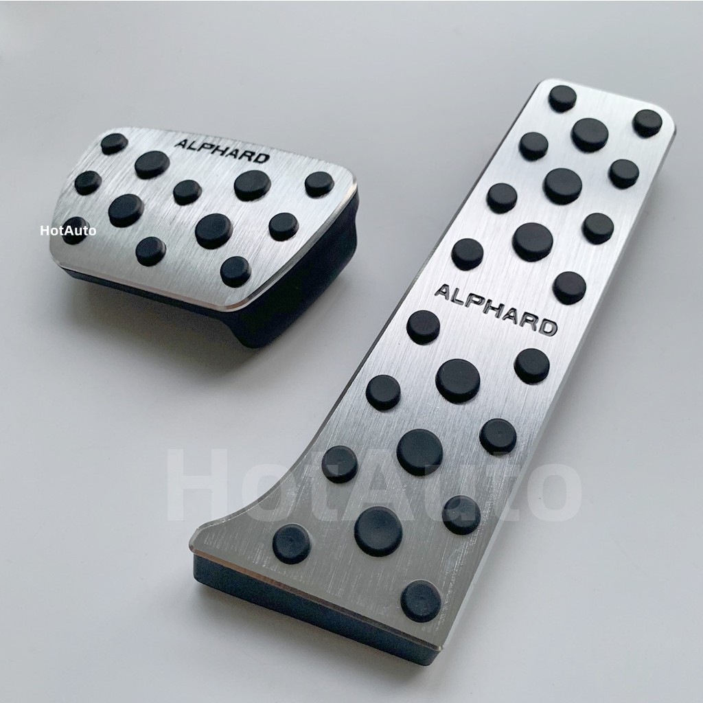 Toyota Alphard AGH40 Vellfire 2024 2025 ฝาครอบเหยียบเบรคกันลื นชุดตกแต งภายในสุดหรู