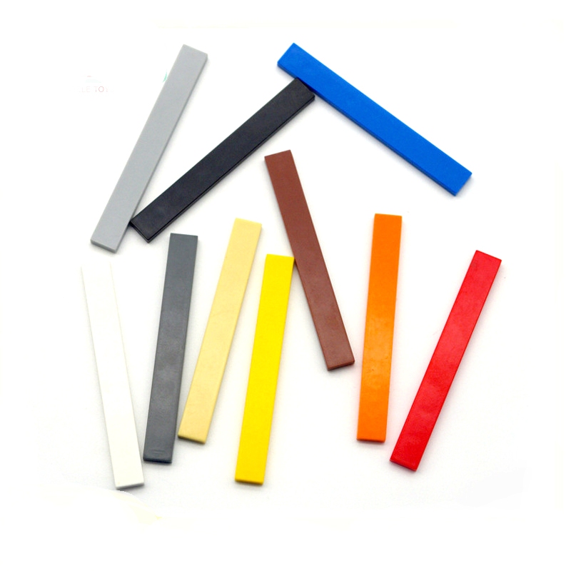 10pcs แผ่นอิฐอนุภาค 4162 1x8 ประกอบสําหรับบล็อกตัวต่อชิ้นส่วนการศึกษา Creative Gft ของเล่นสําหรับ wedo2.0 อิฐ