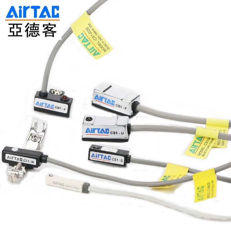 AirTac สวิตช์แม่เหล็ก CS1-F U J G S E H M เซ็นเซอร์กระบอกสูบ