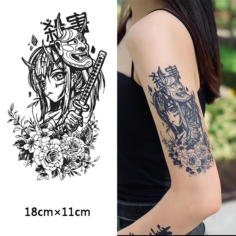 【COCO Magic tattoo】สติกเกอร์รอยสักชั่วคราว กึ่งถาวร กันน้ํา ติดทนนาน 15 วัน 18 ซม.*11 ซม.