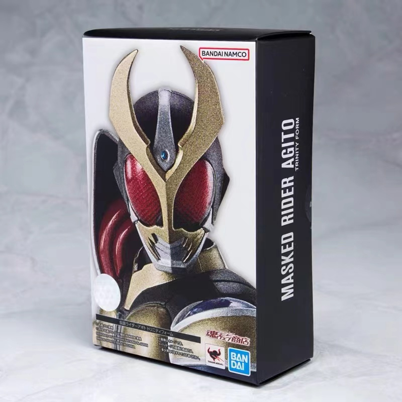 [ คลังสินค ้ าพร ้ อม ] BANDAI/BANDAI สินค ้ าใหม ่ Kamen Rider แกะสลักกระดูกจริง SHF AGITO ของขวัญส