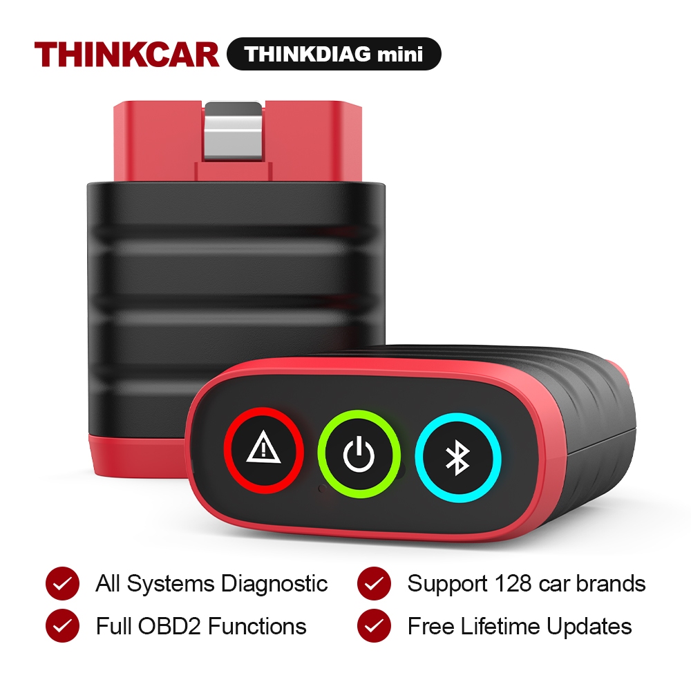 Thinkcar MUCAR BT200 เครื่องสแกนเนอร์ OBD2 ระบบเต็มรูปแบบ รีเซ็ต 15 รหัส OBD2 สําหรับรถยนต์