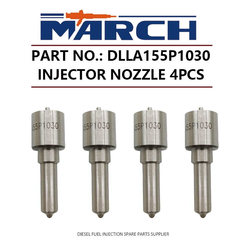 4pcs ดีเซลหัวฉีดน้ํามันเชื้อเพลิงหัวฉีดเคล็ดลับ DLLA155P1030 สําหรับ Mitsubishi Pajero L200 4D56 Tri