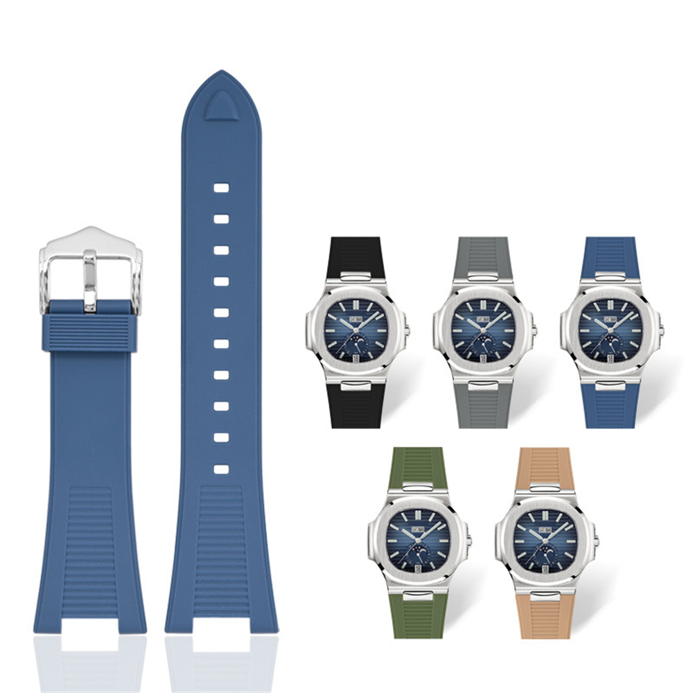 สายซิลิโคนเหลวขนาด 25 มม . เหมาะสําหรับ 5711 5712 5726 5980 อุปกรณ ์ เสริมสายนาฬิกา