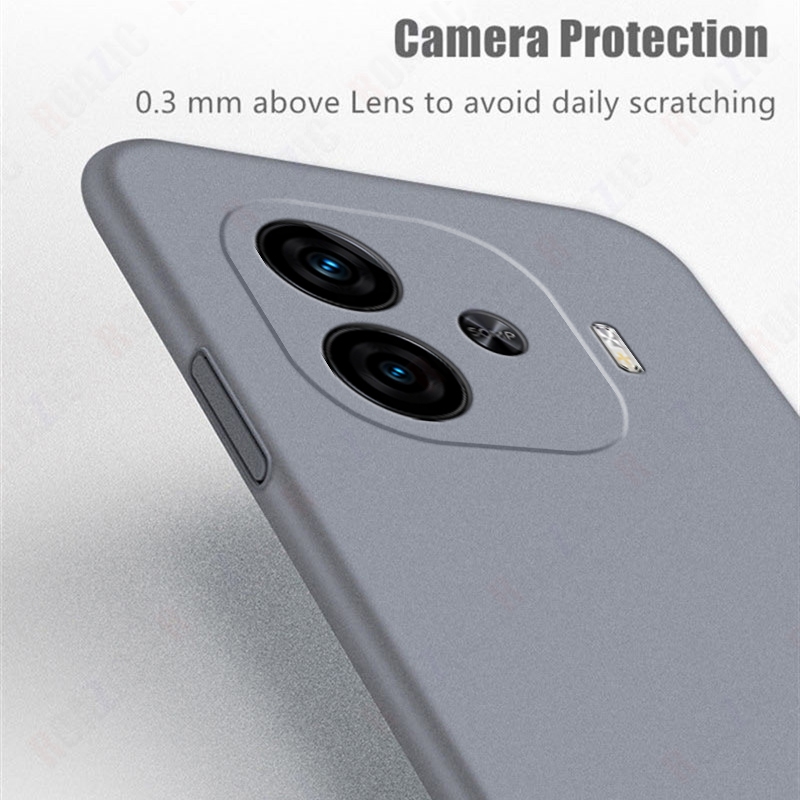 สําหรับ VIVO iQOO Z9 5G/iQOO Z9 Turbo/iQOO Z9 Turbo +/iQOO Z9 Turbo Plus เคสโทรศัพท์ Hard Sandstone พลาสติก Slim ฝาครอบป้องกันลายนิ้วมือ Frosted กลับกรณี SYKD01 ราคา ถูกที่สุด ดีลบีเคเค แกลเลอรีภาพที่ 7