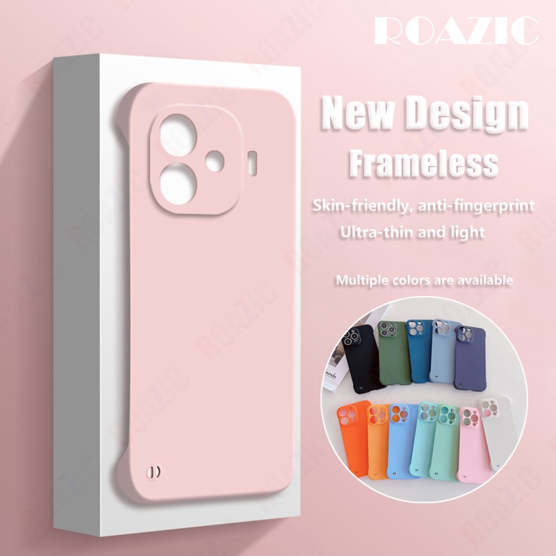 บาง Slim Frameless เคสโทรศัพท์สําหรับ VIVO iQOO Z9 5G/iQOO Z9 Turbo/iQOO Z9 Turbo +/iQOO Z9 Turbo Pl