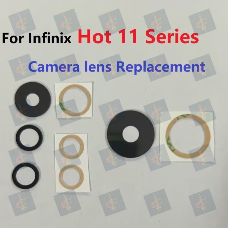 กระจก เลนส์กล้อง แบบเปลี่ยน พร้อมกาว สําหรับ infinix Hot 11S NFC 11 2022 X662 X675