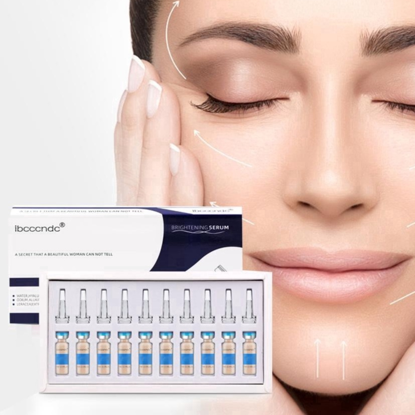 Ibcccndc 10 ชิ้น/เซ็ต 5ml BB Glow Nude คอนซีลเลอร์ Skin Serum Foundation Brighte