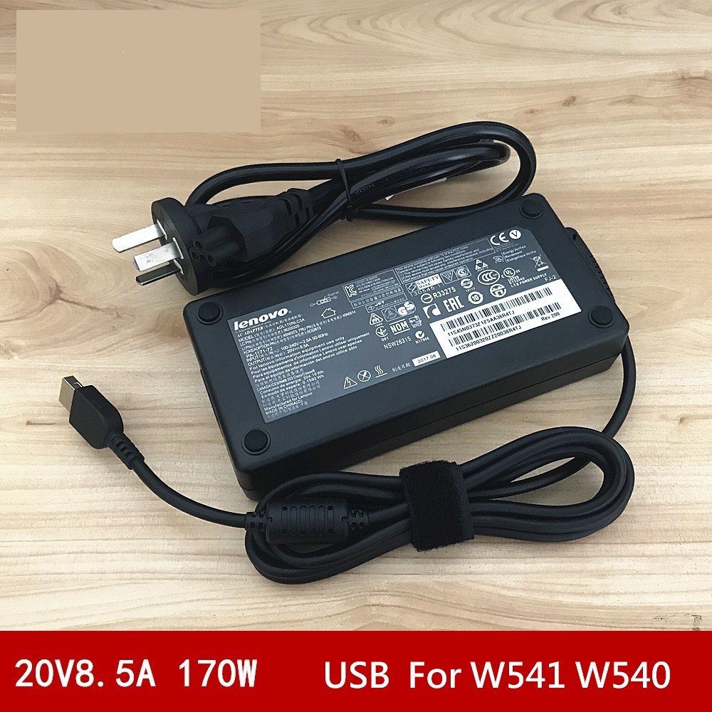 20V 8.5A 170W AC Power Adapter Charger สําหรับ Lenovo ThinkPad P50 P50S P51 P52 P70 W540 W550s Legio