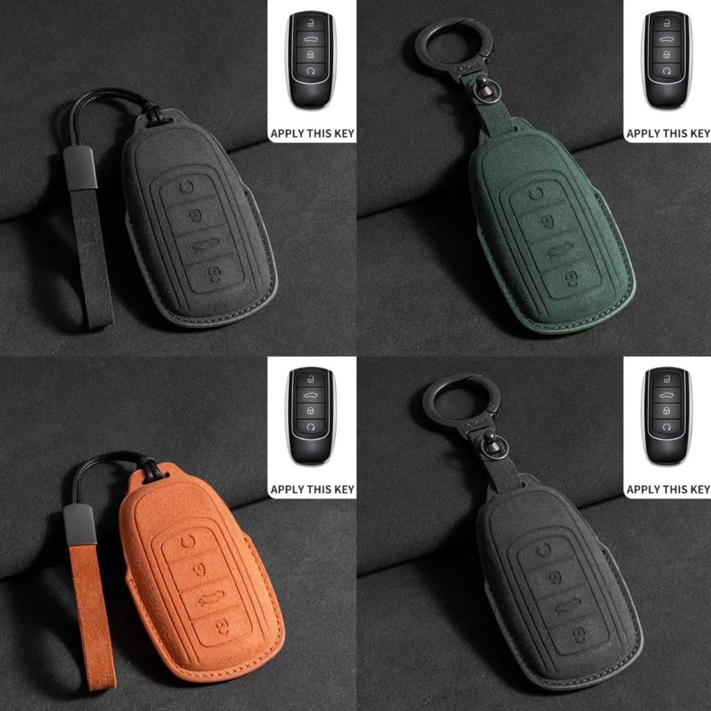 Chery Omoda 5 E5 Tiggo 8 Pro Tiggo 7 Pro Key Fob Cover Leather Casing Protector Accessories (คลังสิน