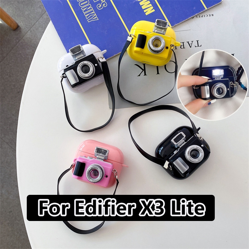 เคสแสงสําหรับ Edifier X3 Lite หูฟังไร ้ สายบลูทูธปกแข ็ งป ้ องกันกรณี