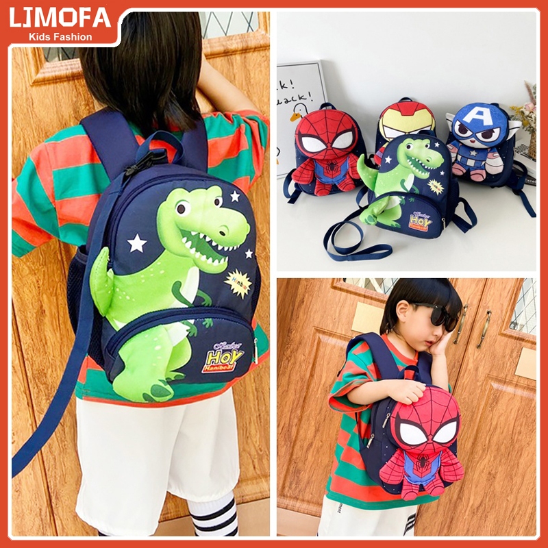 [COD] กระเป๋าเป้สะพายหลัง กระเป๋านักเรียน ลายการ์ตูน ความจุขนาดใหญ่ สําหรับเด็กอนุบาล 1-3 ปี