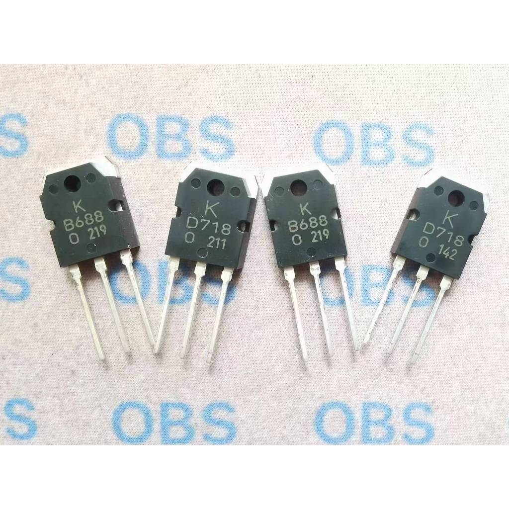 ยี่ห้อใหม่นําเข้าของแท้ KEC KTB688 KTD718 Audio Tube B688 D718