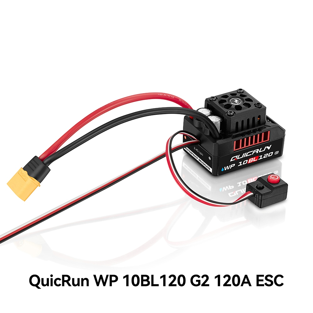 Hobbywing QuicRun WP 10BL120 G2 Sensored 120A 10BL60 60A 2-3S Lipo Brushless ESC สําหรับ 1/10 รถ