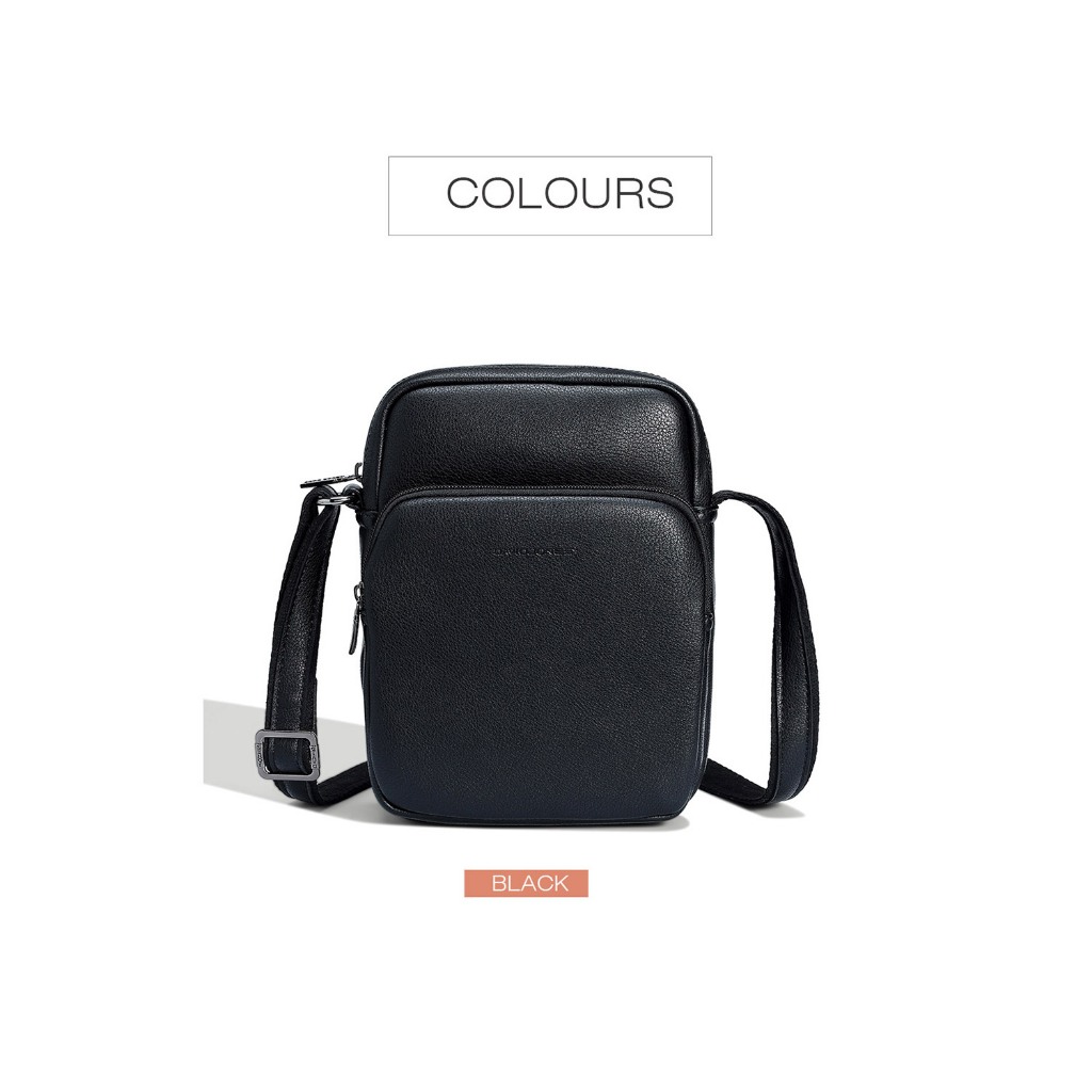 David Jones Paris 2024 Spring Summer New Collection Designer Mens Cossbody Bags หนัง pu Solid Medium bag