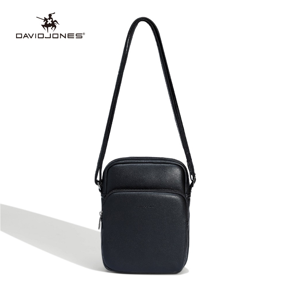 David Jones Paris 2024 Spring Summer New Collection Designer Mens Cossbody Bags หนัง pu Solid Medium bag