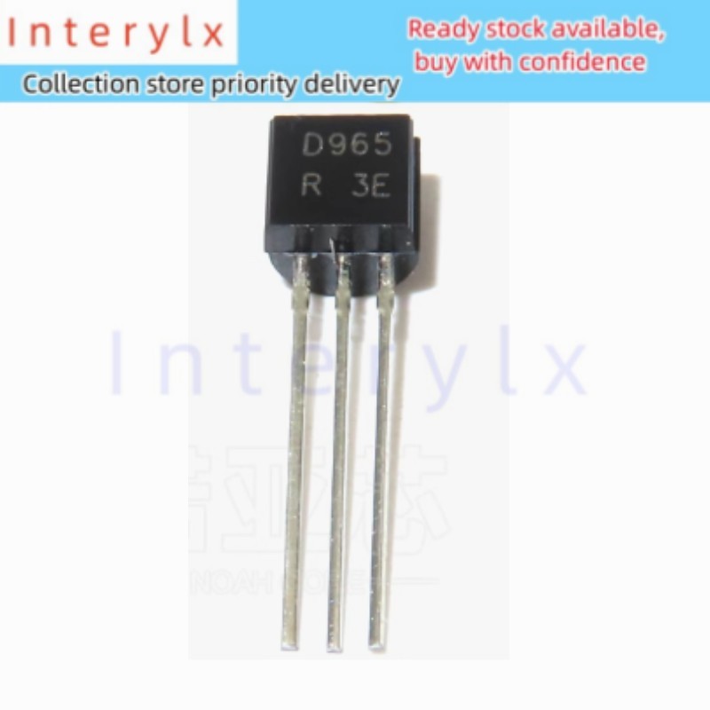 10 ชิ ้ น/lot In-Line 2SD965 Triode D965 เครื ่ องตียุงไฟฟ ้ า TO-92 บรรจุภัณฑ ์