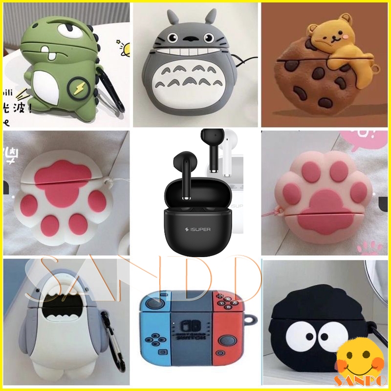 🔥เคส iSuper Evo Buds Air 2 เคส iSuper Evo Buds Air 2 เคสหูฟังบลูทูธ เคสซิลิโคน เคส Evo Buds รุ่น Air