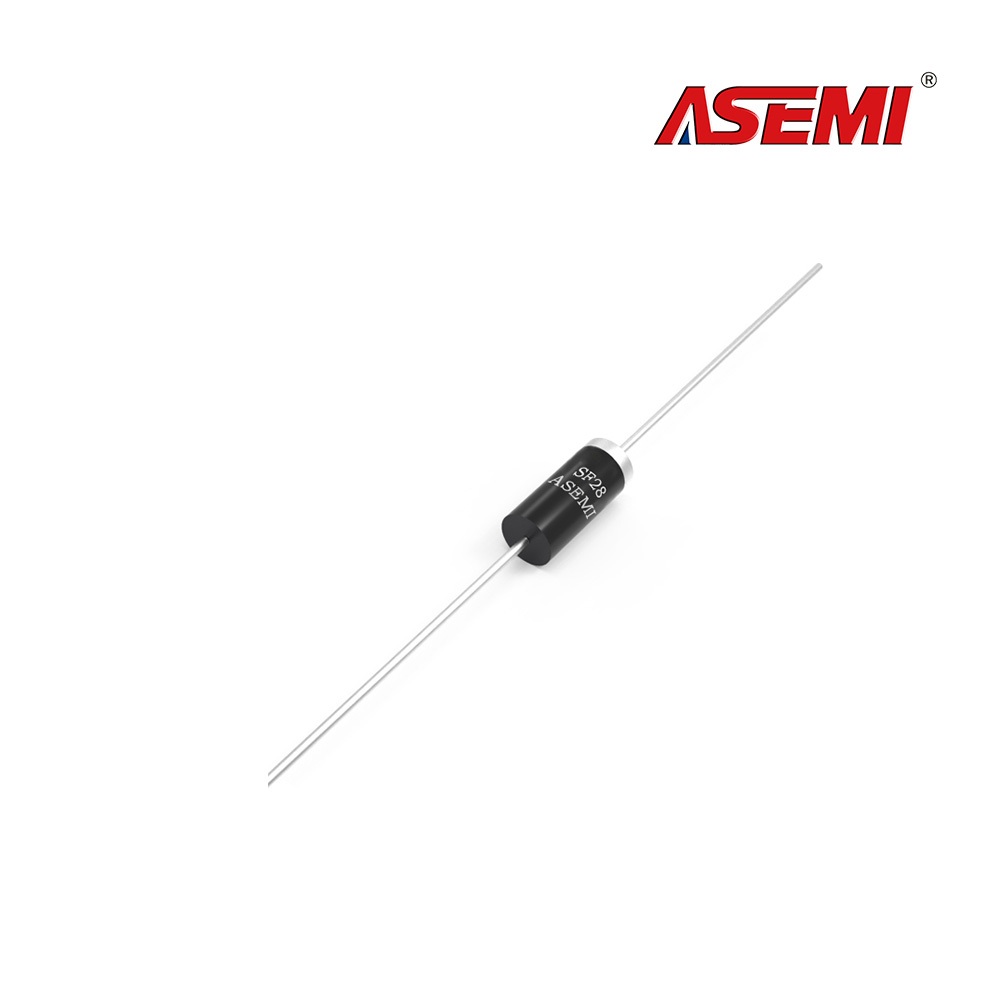 10 ชิ้น SF28 DO-15 DO-204AC 2A 600V ESEMI ยี่ห้อใหม่