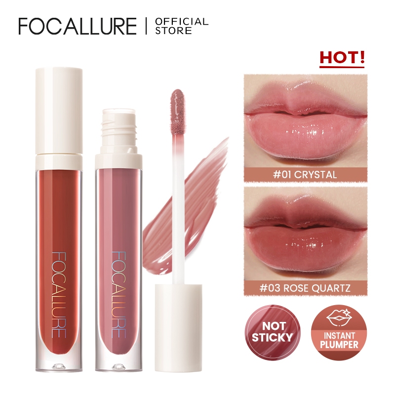 Focallure Plumpmax ลิปกลอส ชิมเมอร์ แวววาว