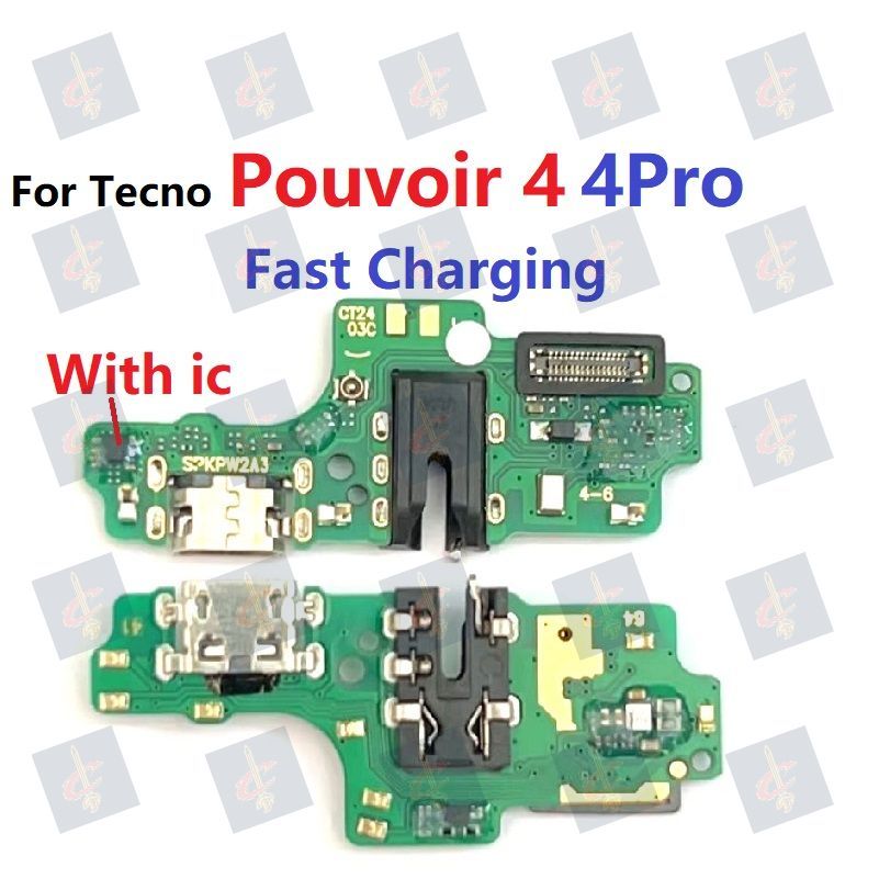 แพรตูดชาร์จ ตูดชาร์จ (Charging board) สําหรับ Tecno Pouvoir 4 Pro LC7 LC7S