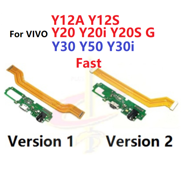 แพรตูดชาร์จ ตูดชาร์จ (Charging board) สําหรับ Vivo Y12S Y12A Y20 Y20I Y20S Y30 Y50 แพรต่อบอร์ด (Board Flex)