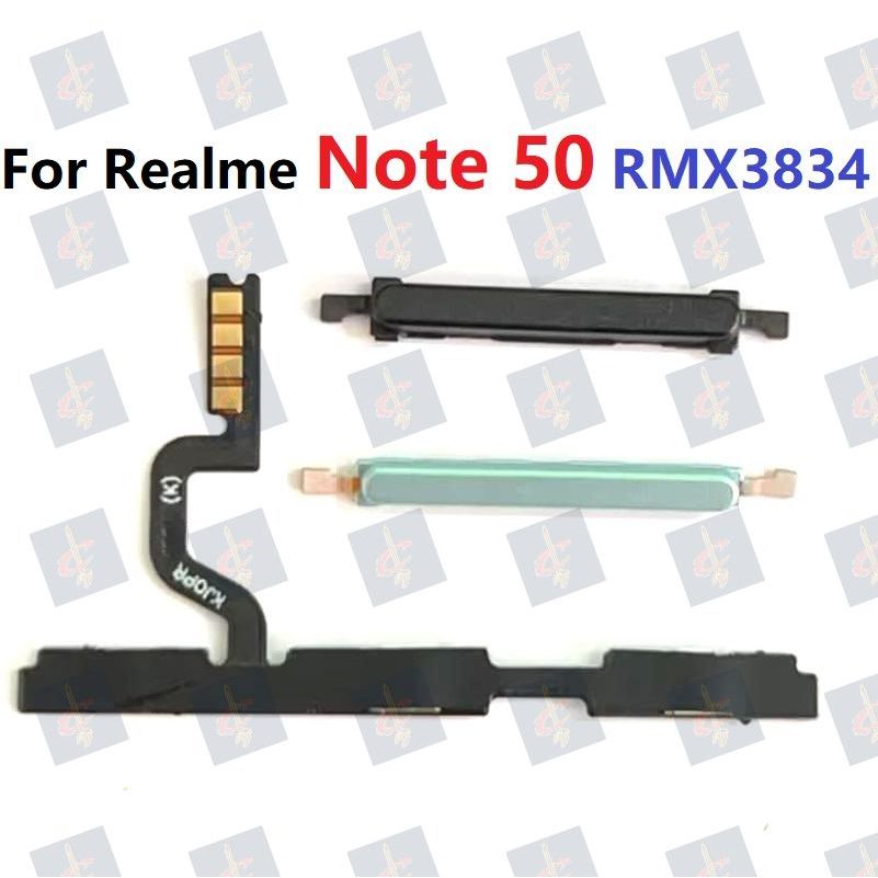 แพรสวิตช์ ปุ่มสวิทนอก ปุ่มเปิดปิด ปุ่มนอก สําหรับ Realme Note 50 RMX3834