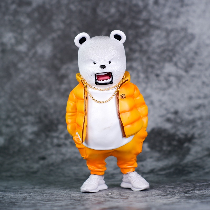 15 ซม.One Piece Anime Figure Jacket Bepo Bear แฟชั่นสไตล์ Evil Person PVC Action Figures คอลเลกชันเดสก์ท็อปตกแต่งตุ๊กตาของเล่น