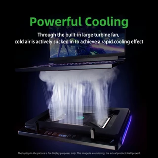 Llano V10 แล็ปท็อป Cooling Pad ติดตั้ง Rpm 3500 Gigantic Turbo-Fan Rapid Cooling แล็ปท็อปสําหรับเล่นเกมพร้อมวงเล็บปรับได้ชุดสําหรับ 13-17.3 นิ้วแล็ปท็อป