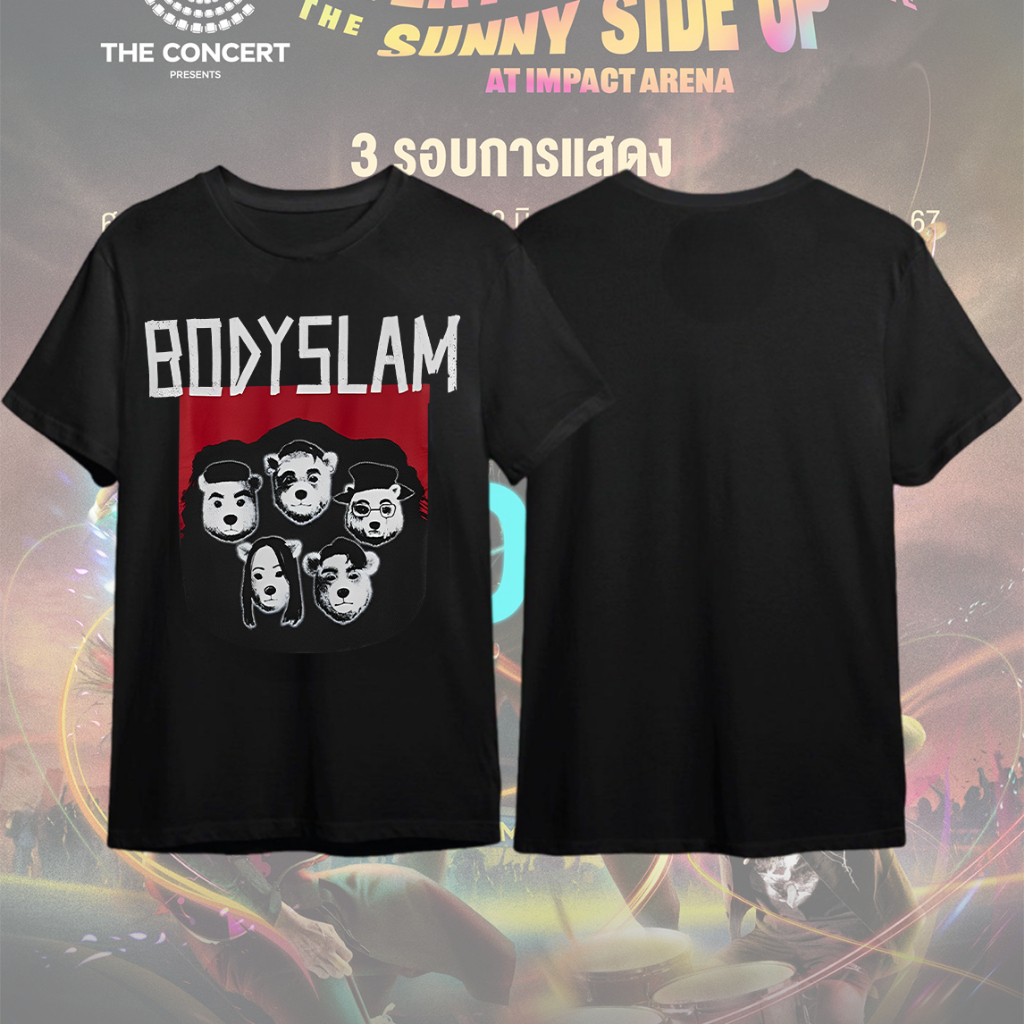 【💥พร้อมส่ง💥】👕 เสื้อ Bodyslam x CPS ผ้าCotton 100% ใส่ได้ ทั้ง ชาย ใส่สบาย ไม่หด ไม่ย้