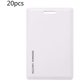 20 ชิ้น RFID 125KHz Proximity ID การ์ดหนาเข้ากันได้กับ EM410…