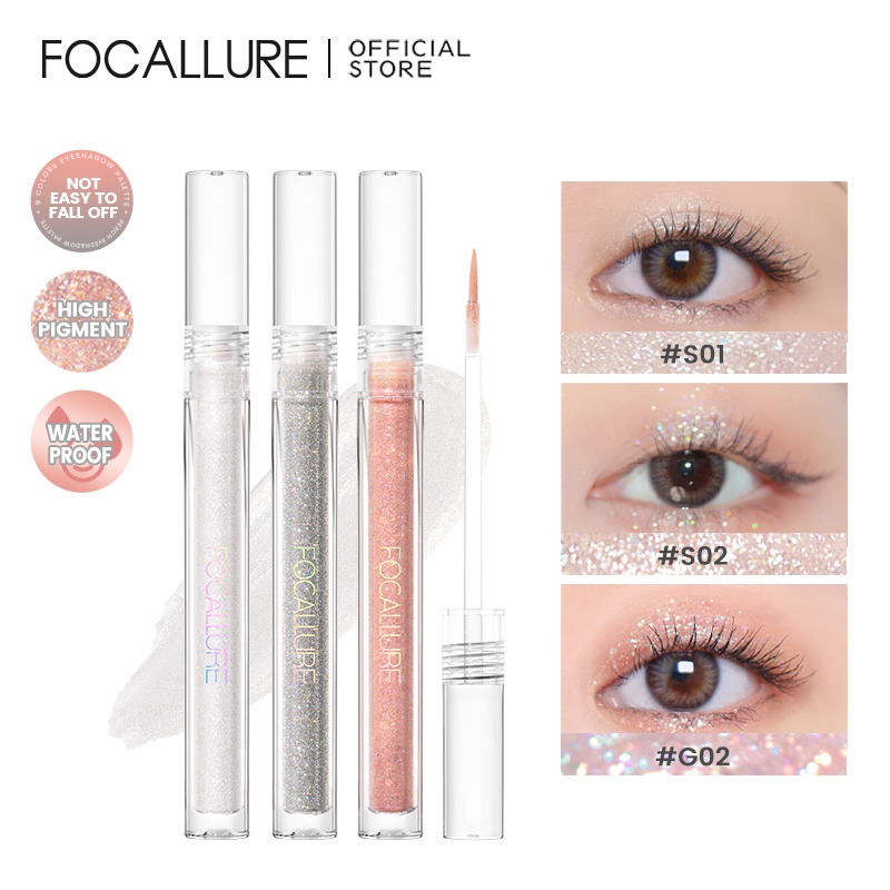 Focallure Starlight อายแชโดว์เนื้อลิขวิดแบบแห้งเร็ว