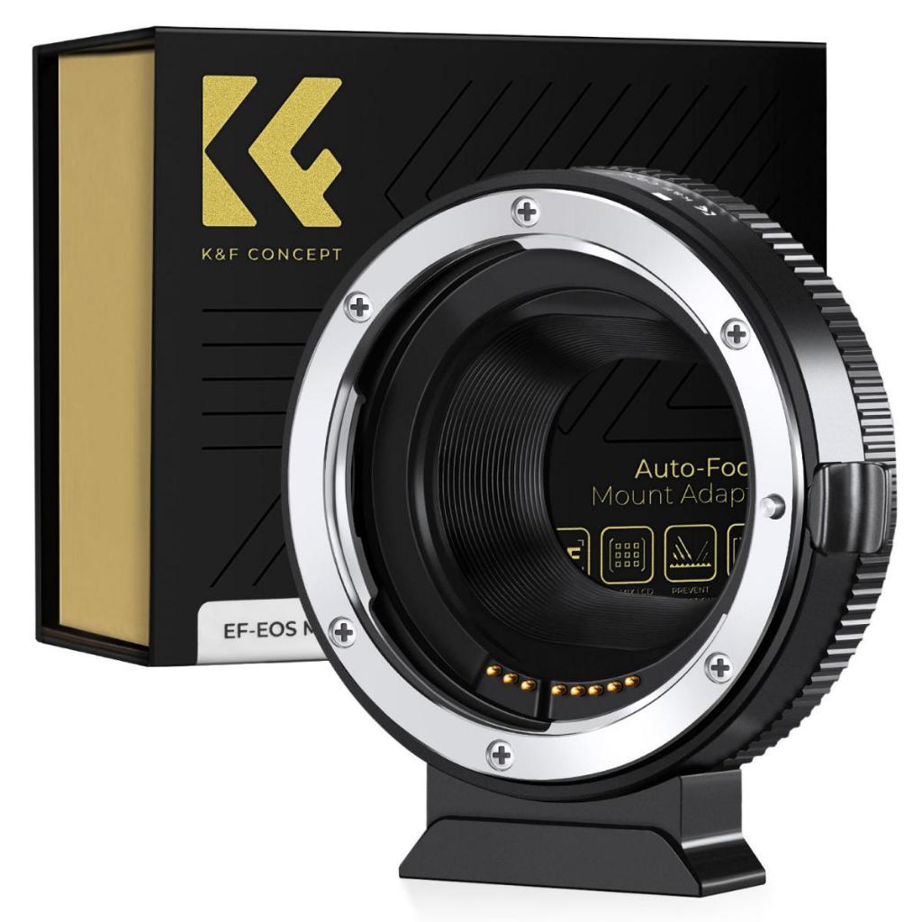 K &amp;F Concept เลนส ์ อะแดปเตอร ์ Auto Focus Canon EOS EF To EOS M1 M2 M3 M5 M10 M50