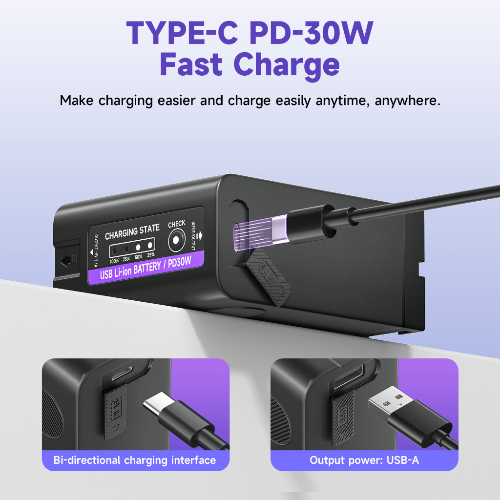 Palo แบตเตอรี ่ NP-F990 แบตเตอรี 11800mAh พร ้ อมไฟ LED สําหรับ Sony F980 F970 F960 F770 F750 F570