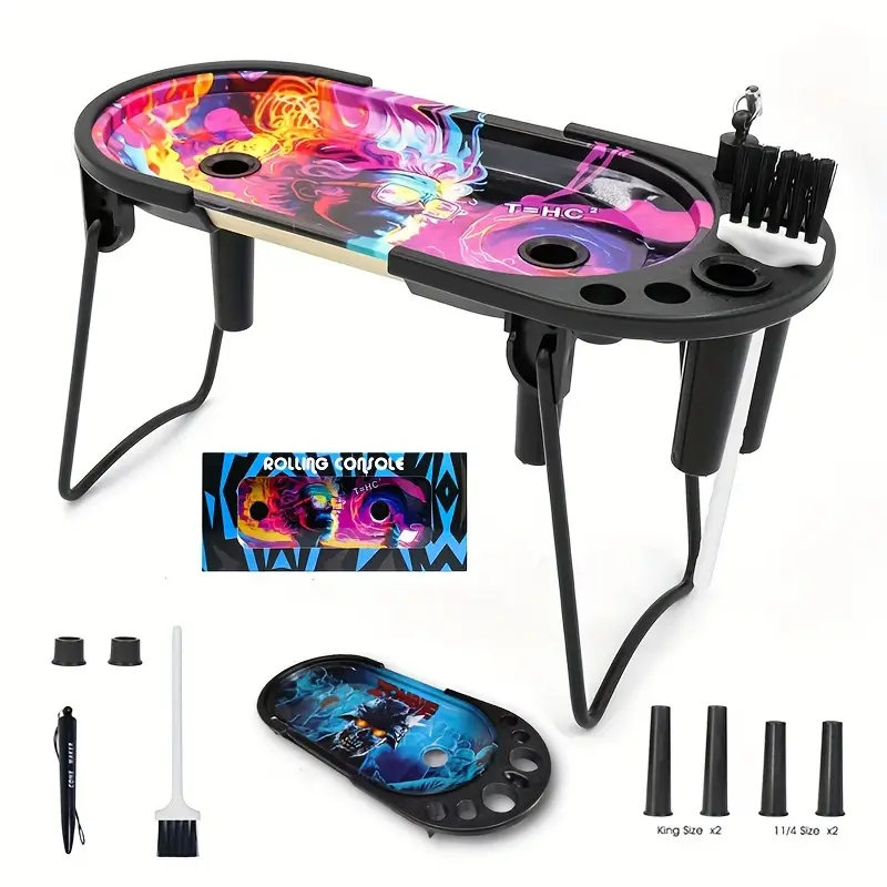Rolling Console ชุดถาดกลิ้งเต็มชุดคอนโซลกลิ้งคอนโซลถาดกลิ้งชุด Full Set Rolling Tray Suit