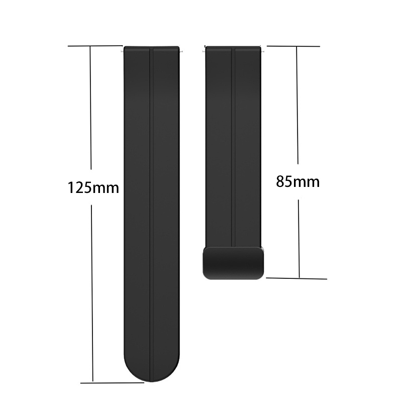 สายนาฬิกาข้อมือซิลิโคน แบบแม่เหล็ก 18 มม. สําหรับ Garmin Venu 3s 2s Vivoactive 4s Forerunner 255s 265s Vivomove 3s