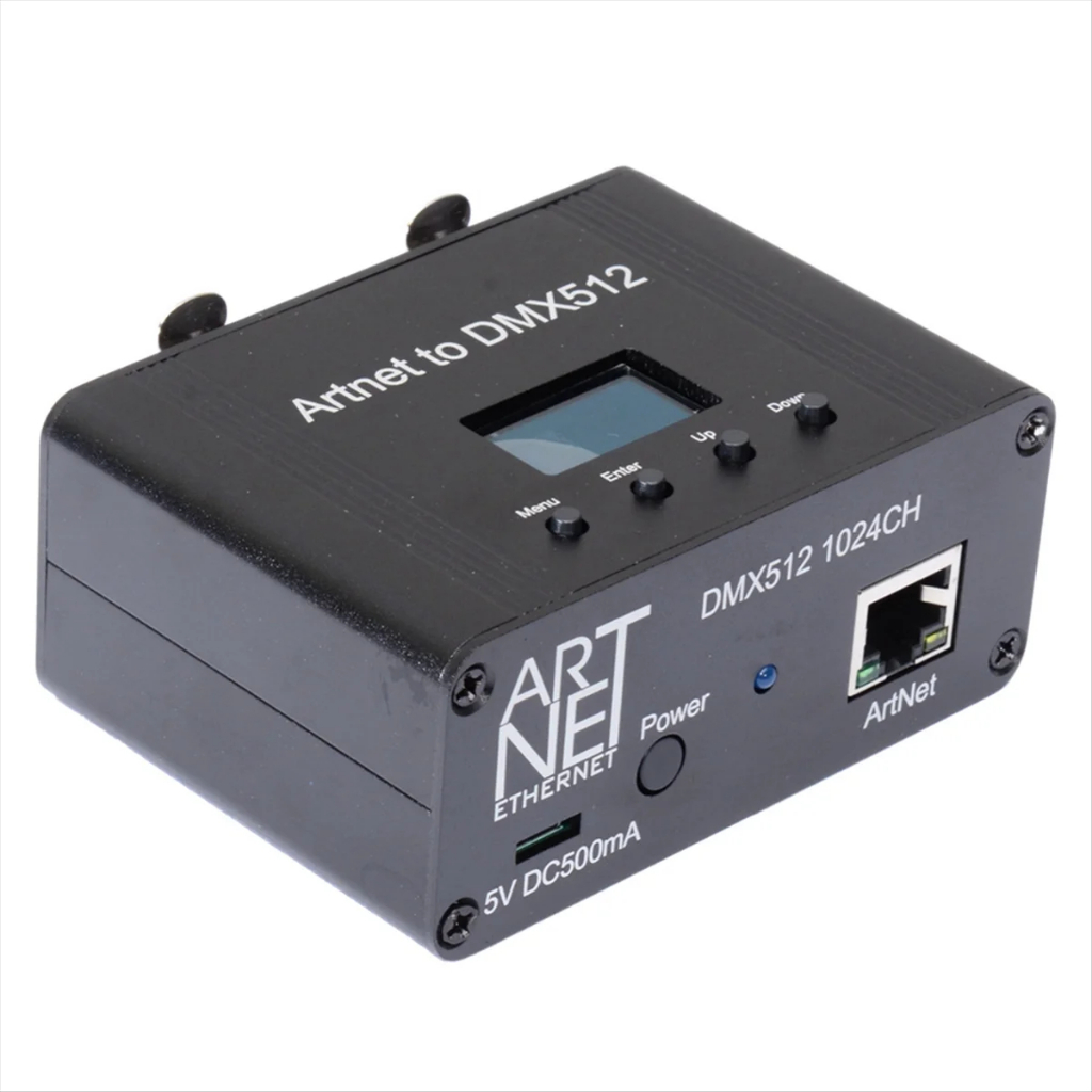 Artnet DMX 512 อินเทอร ์ เฟซคอนโทรลเลอร ์ แสงอีเธอร ์ เน ็ ต , 2 จักรวาล