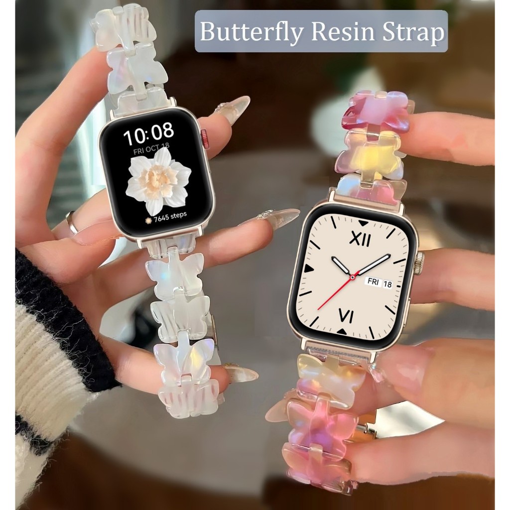Butterfly Strap For Huawei watch Fit 4 สาย Huawei watch Fit 4 Pro Strap สาย Huawei Watch Fit 3 Strap