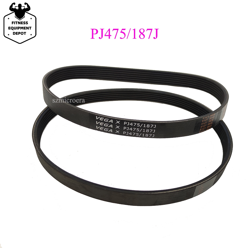 Vega V-Belt PJ475 187J 3/4/5/6/7 ซี่โครงลู่วิ่งมอเตอร์เข็มขัดยาง Multi Groove เข็มขัดไดรฟ์เข็มขัด