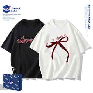 เสื้อยืดแขนสั้นผ้าฝ้ายคอตตอนลาย NASA รุ่นใหม่สำหรับฤดูร้อน 2…