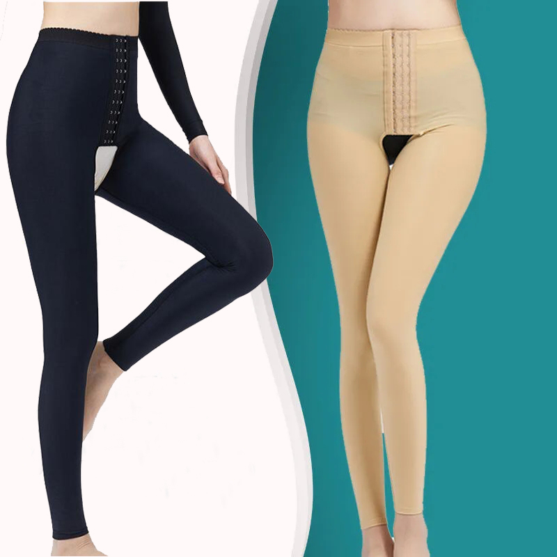 ต ้ นขาไขมันกางเกงดูดซับไขมัน Body Shaper กางเกงผู ้ หญิงหลังคลอด-Lip-Postoperative Girdle กางเกงบรรจุ Com