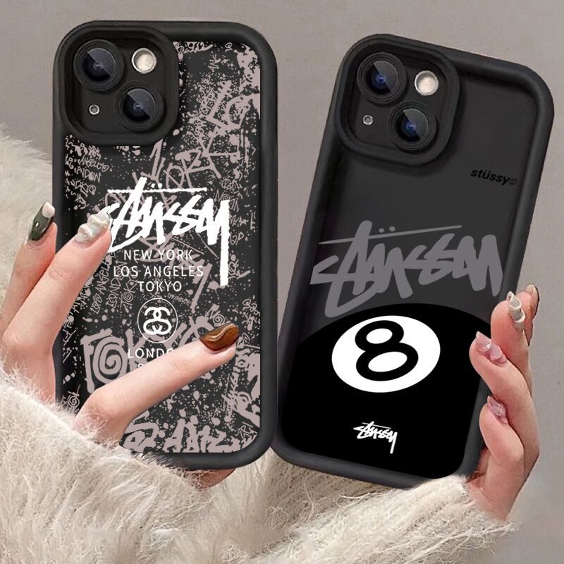 เคสโทรศัพท์สําหรับ Xiaomi Poco F3 F5 X5 X3 X6 M6 Pro Mi 13T Pro Mi 11 Lite 5G NE 13 12T 12X 11T 12 14 Pro Cool Stussy บิลเลียดแปด Ball แฟชั่นซิลิโคนปกหลัง