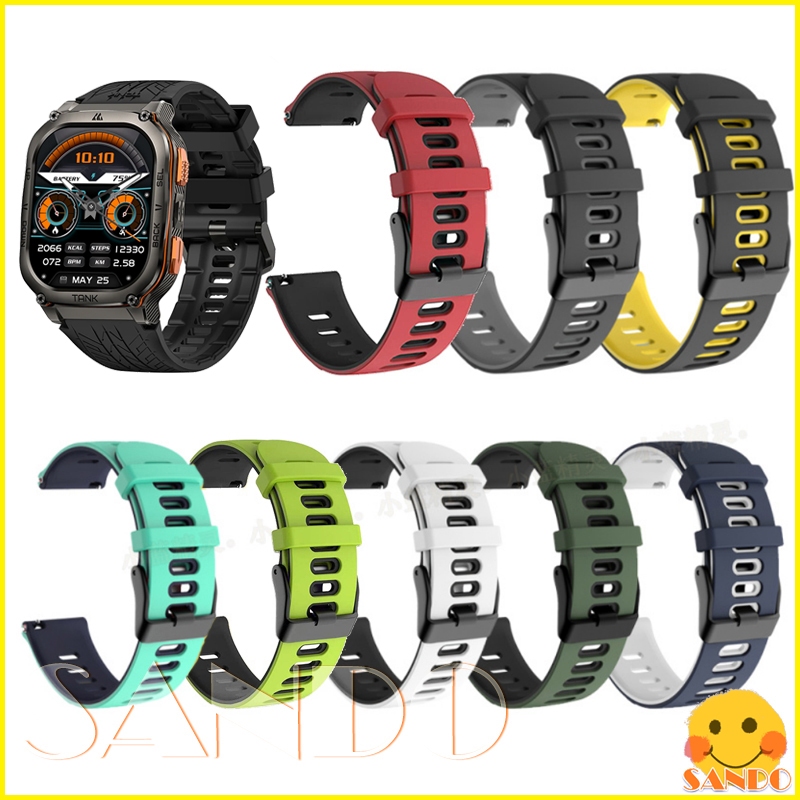 🔥สาย Kospet Tank T3 Ultra และ M3 Ultra  สายซิลิโคนอ่อนนุ่ม KOSPET Tank M4 KOSPET TANK M4 & T4 Kospet